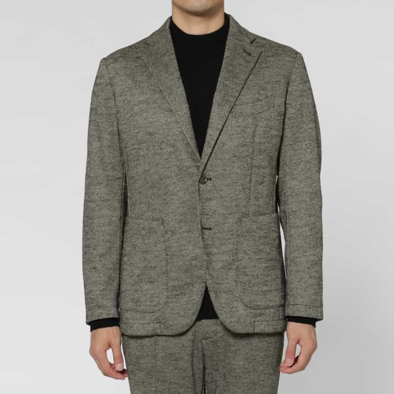 BARNEYS NEW YORK セットアップ イージーシングルジャケット BEIGE