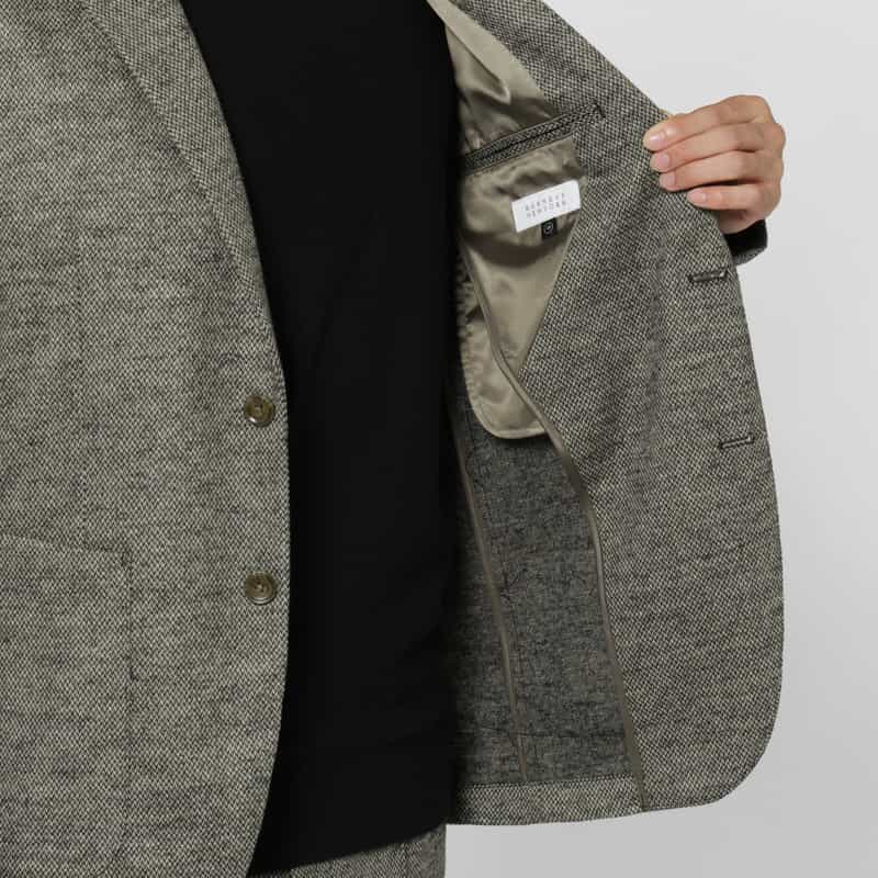 BARNEYS NEW YORK セットアップ イージーシングルジャケット BEIGE
