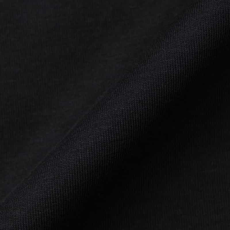 BARNEYS NEW YORK ダンボールニット素材オーバーフィットパーカー BLACK