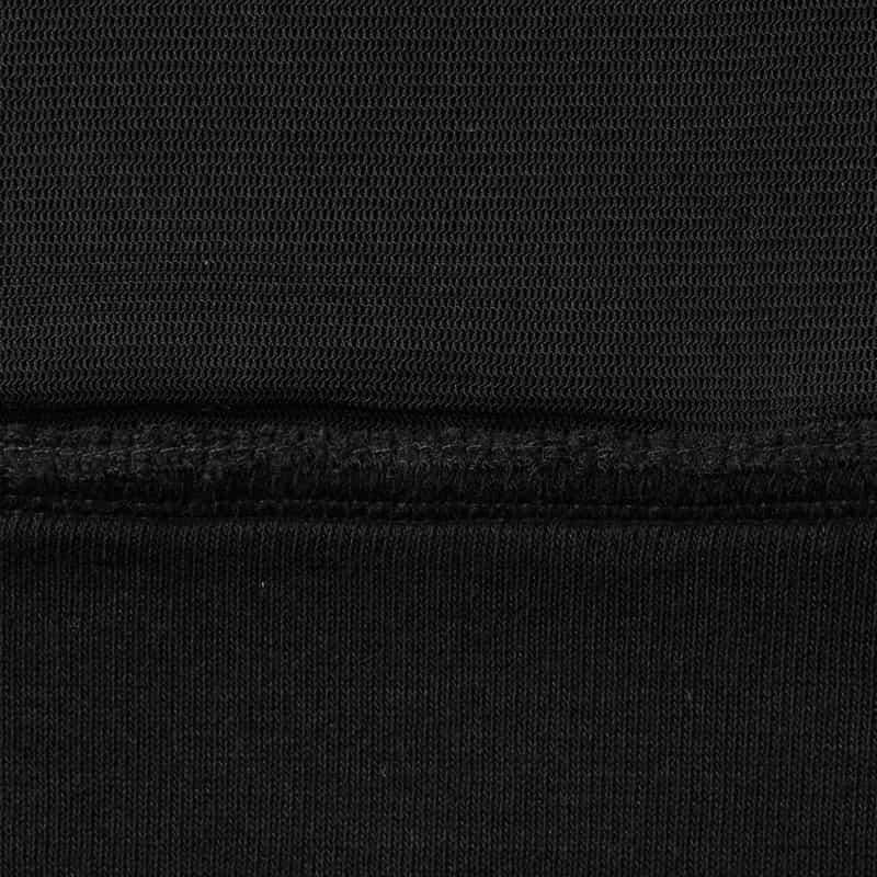 BARNEYS NEW YORK ダンボールニット素材オーバーフィットパーカー BLACK