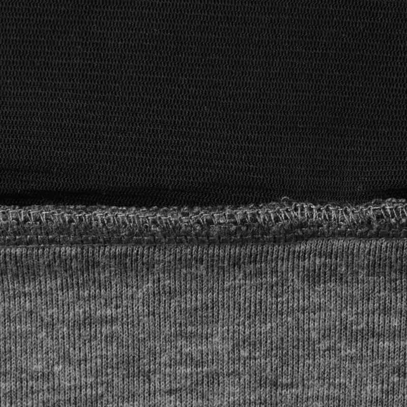 BARNEYS NEW YORK ダンボールニット素材オーバーフィットパーカー GRAY