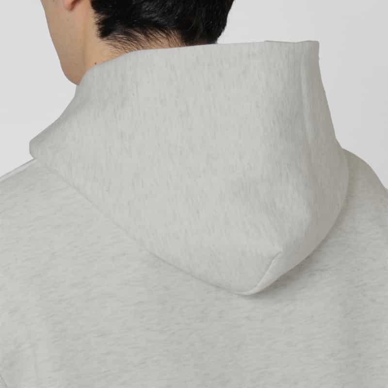 BARNEYS NEW YORK ダンボールニット素材オーバーフィットパーカー LIGHT GRAY