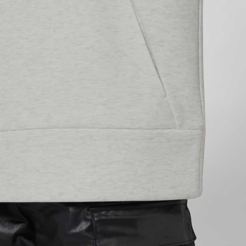 BARNEYS NEW YORK ダンボールニット素材オーバーフィットパーカー LIGHT GRAY