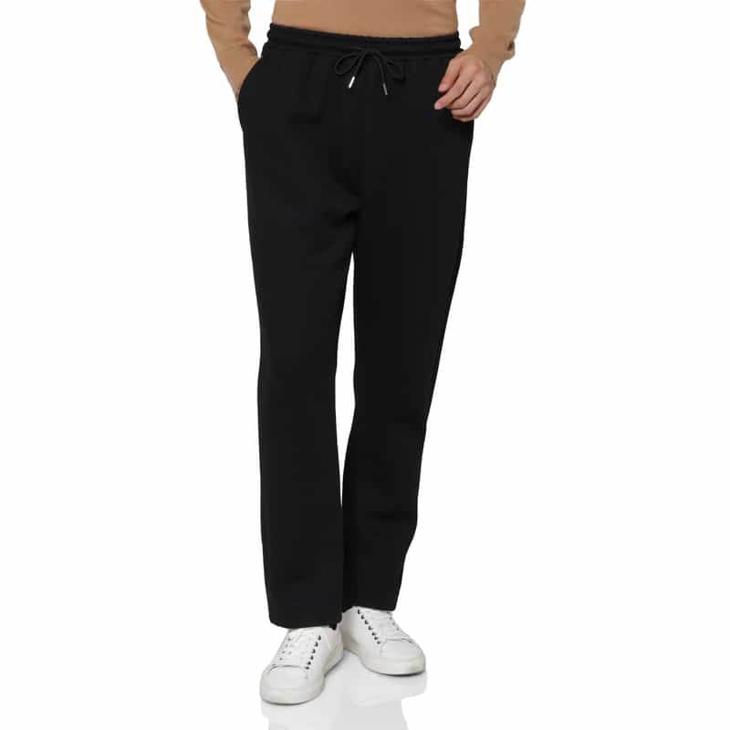 BARNEYS NEW YORK ダンボールニットスウェットパンツ BLACK