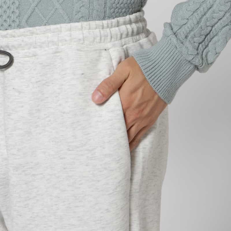 BARNEYS NEW YORK ダンボールニットスウェットパンツ LIGHT GRAY