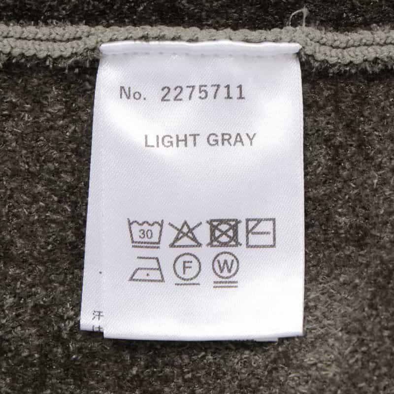 BARNEYS NEW YORK バルスター型ニットブルゾン LIGHT GRAY