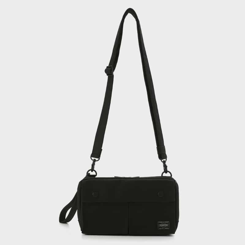 PORTER PORTER＜ポーター＞ 2WAYショルダーバッグ"SMOKY" BLACK