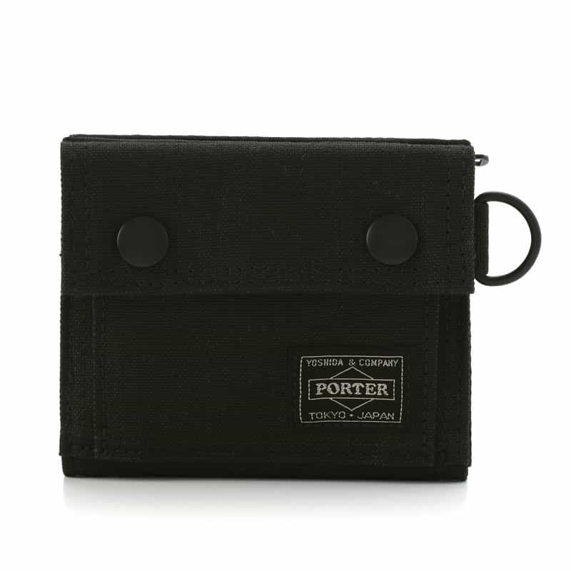 PORTER PORTER＜ポーター＞ コンパクトウォレット"SMOKY" BLACK