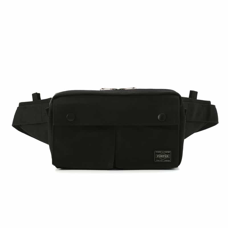 PORTER PORTER＜ポーター＞ ウエストバッグ"SMOKY" BLACK