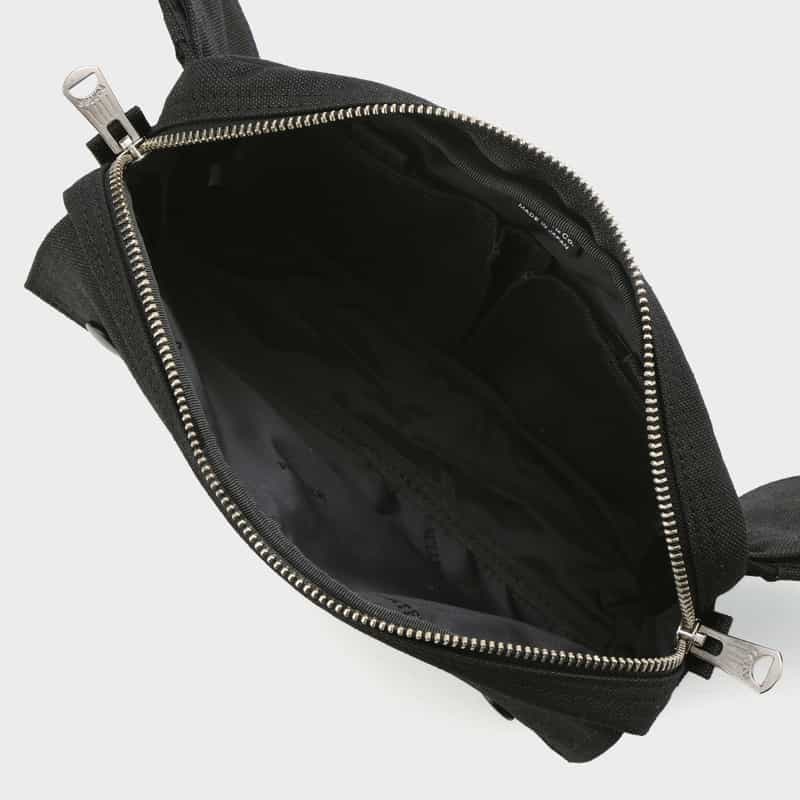 PORTER PORTER＜ポーター＞ ウエストバッグ"SMOKY" BLACK