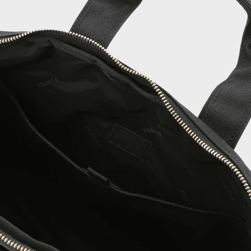 PORTER PORTER＜ポーター＞ 2WAYブリーフケース"SMOKY" BLACK