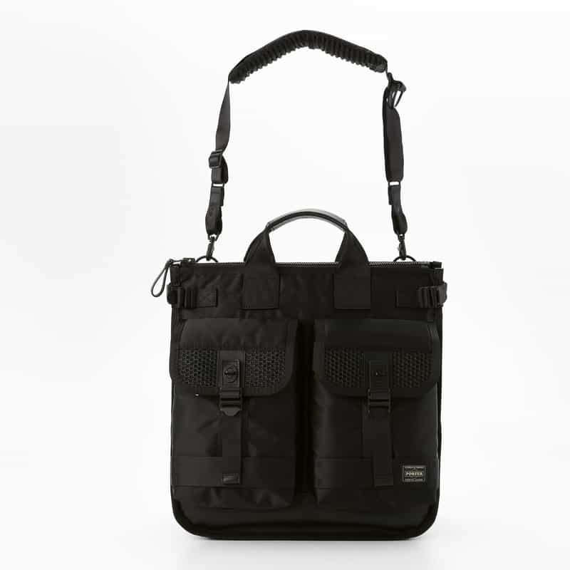 PORTER PORTER＜ポーター＞ ヘルメットトートバッグ“BOUNCE" BLACK