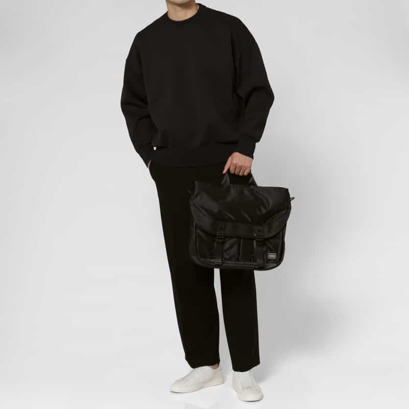 PORTER PORTER＜ポーター＞ メッセンジャーバッグ“BOUNCE" BLACK