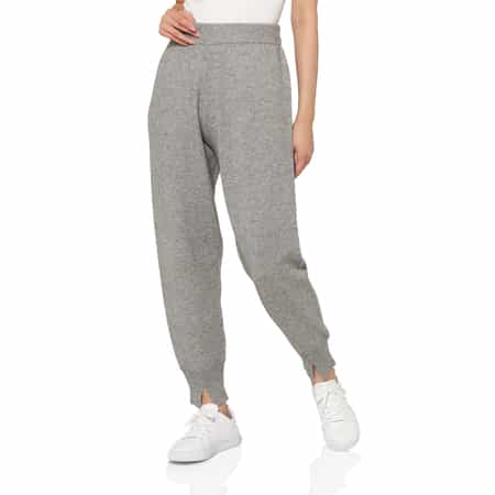 セットアップ ウォッシャブル リラックスニットパンツ