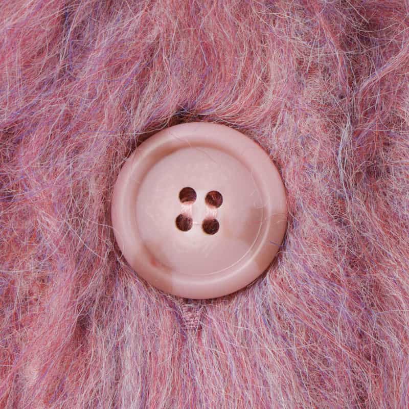 BARNEYS NEW YORK シャギーニットカーディガン PINK