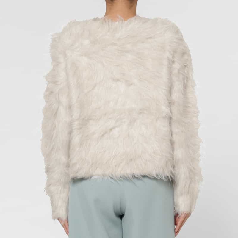 BARNEYS NEW YORK シャギーニットプルオーバー BEIGE
