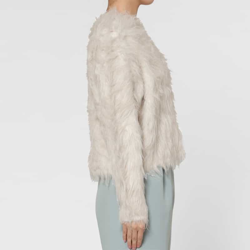 BARNEYS NEW YORK シャギーニットプルオーバー BEIGE