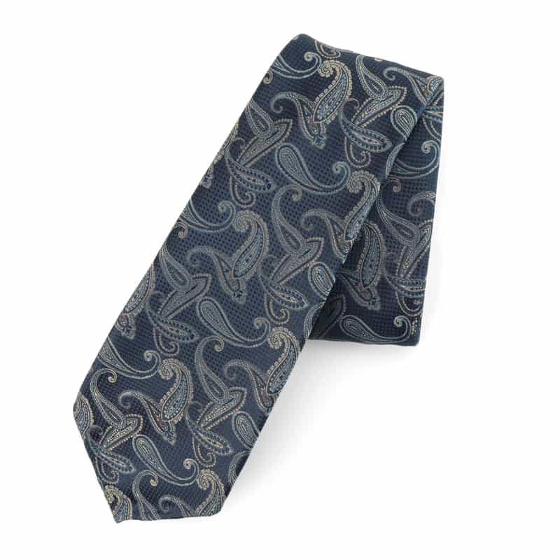 ATTO VANNUCCI FIRENZE ATTO VANNUCCI ＜アット ヴァンヌッチ＞ ペイズリー柄タイ NAVY