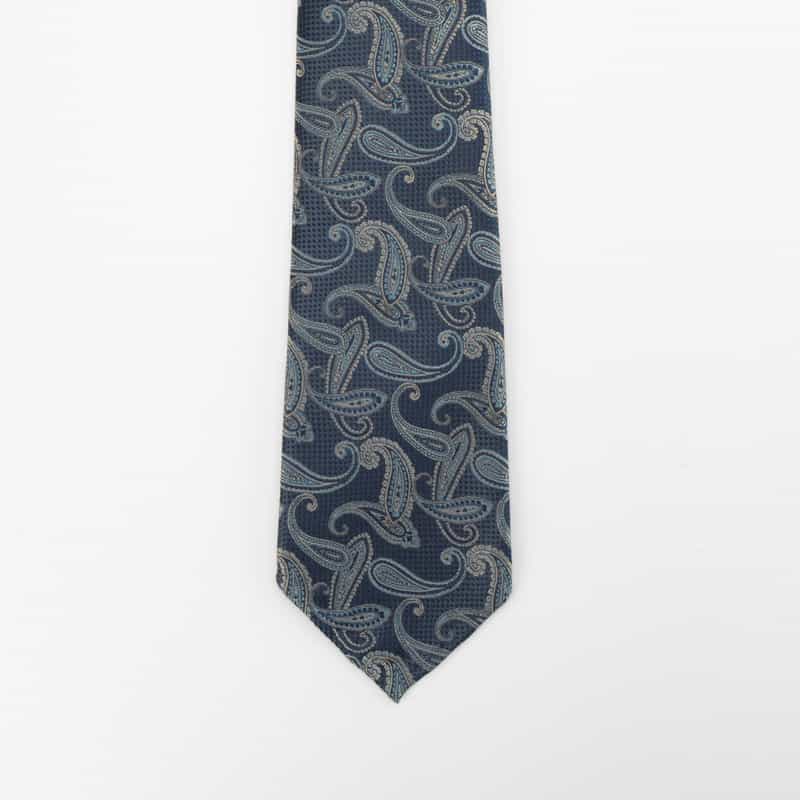 ATTO VANNUCCI FIRENZE ATTO VANNUCCI ＜アット ヴァンヌッチ＞ ペイズリー柄タイ NAVY