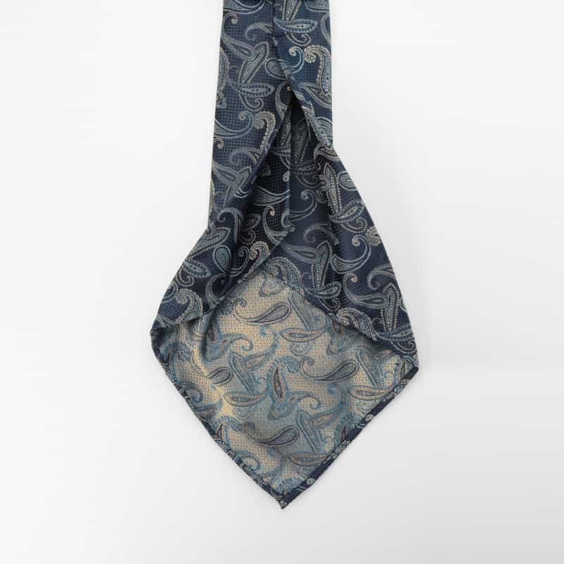ATTO VANNUCCI FIRENZE ATTO VANNUCCI ＜アット ヴァンヌッチ＞ ペイズリー柄タイ NAVY