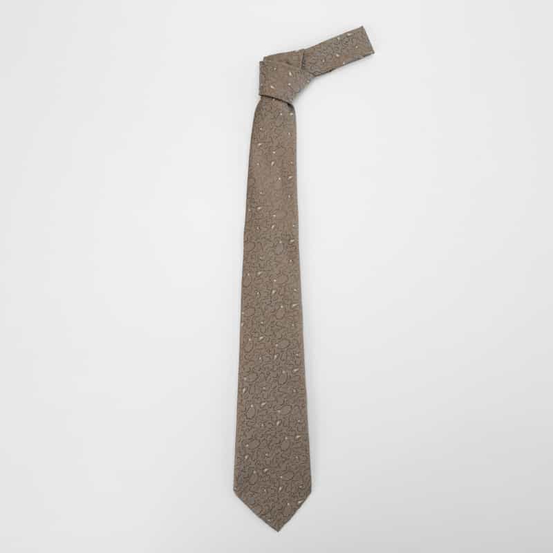 ATTO VANNUCCI FIRENZE ATTO VANNUCCI ＜アット ヴァンヌッチ＞ バーニーズ　ニューヨーク限定ペイズリー柄タイ GRAY
