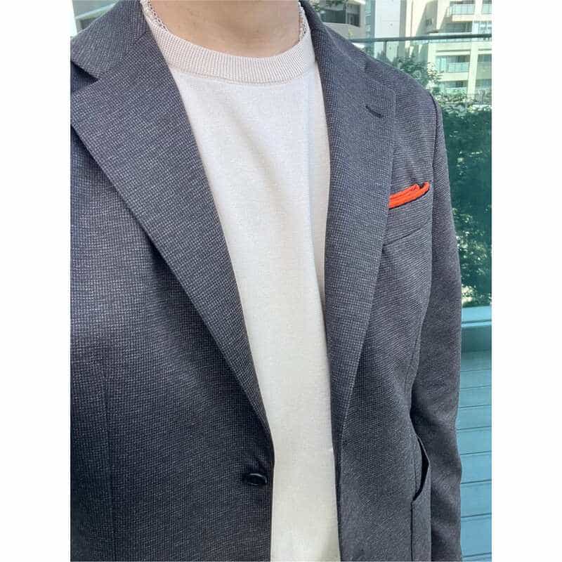 BARNEYS NEW YORK シーアイランドコットンロングスリーブクルーネックニットプルオーバー BEIGE