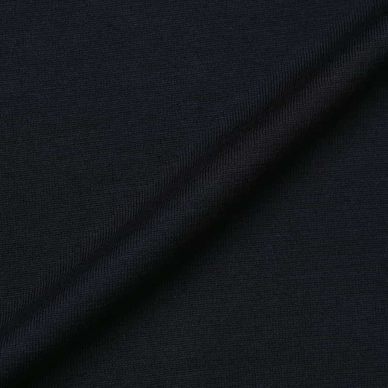 BARNEYS NEW YORK シーアイランドコットンロングスリーブニットポロシャツ NAVY