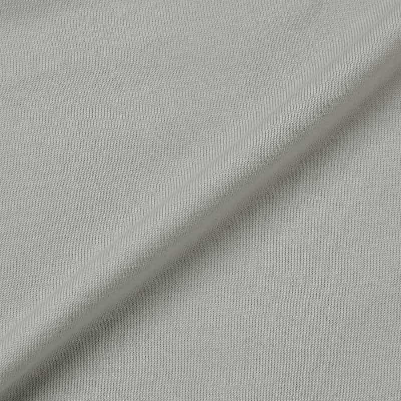 BARNEYS NEW YORK シーアイランドコットンロングスリーブニットポロシャツ GRAY