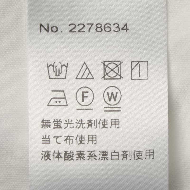 BARNEYS NEW YORK ロングスリーブカジュアルシャツ（アルビニ社製コットン使用） WHITE