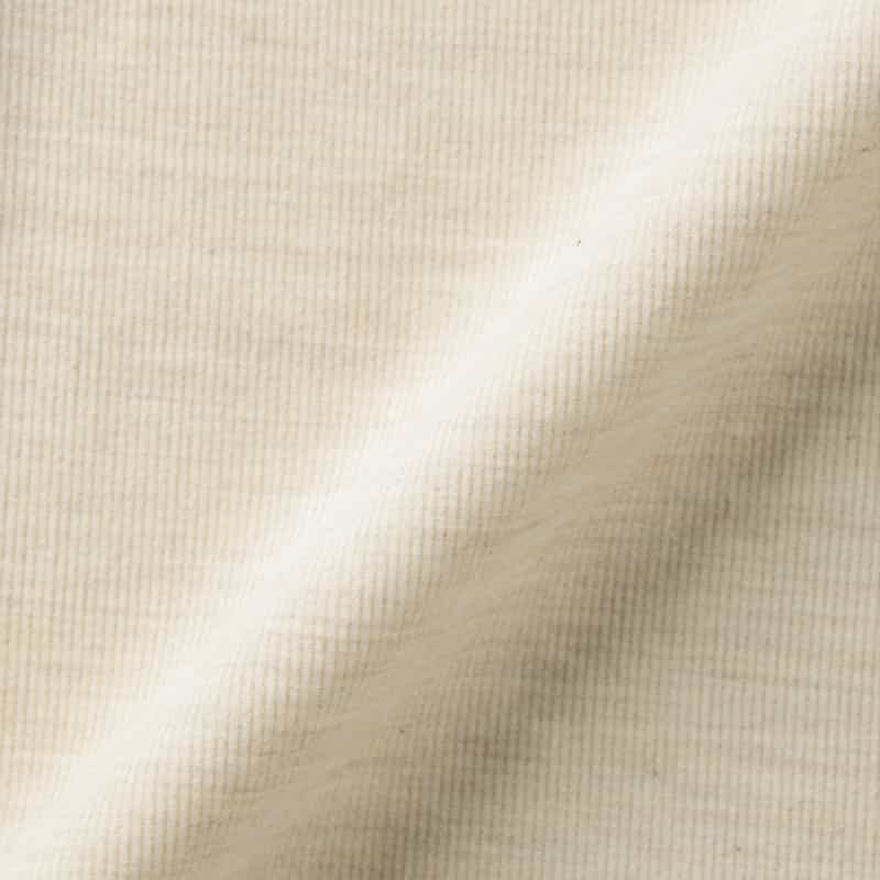BARNEYS NEW YORK メランジ生地カジュアルシャツ WHITE