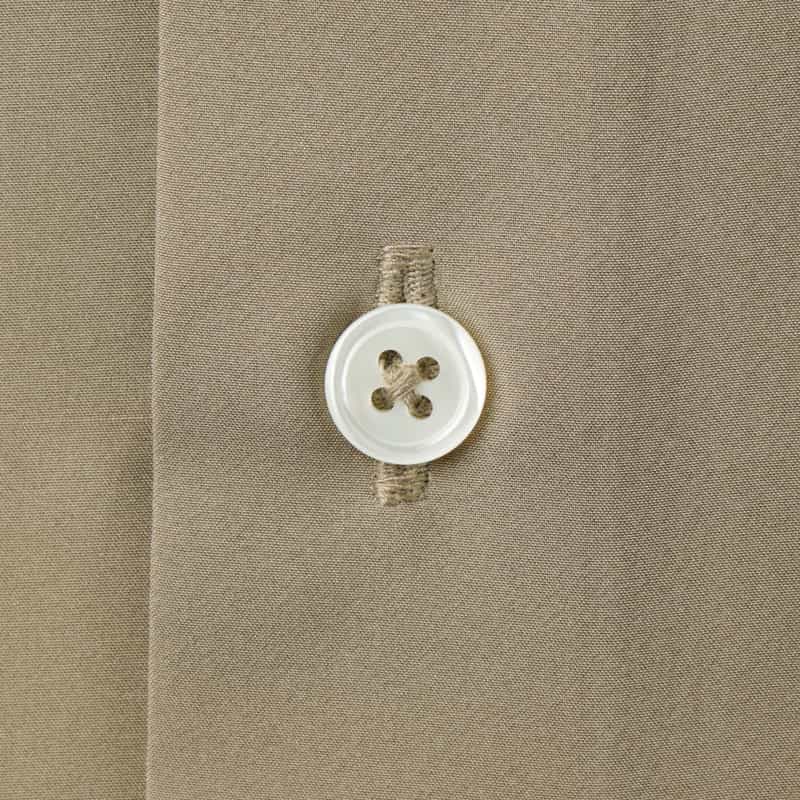 BARNEYS NEW YORK シルク素材カジュアルシャツ BEIGE