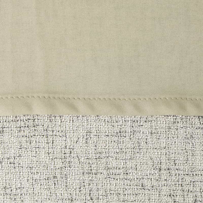BARNEYS NEW YORK セットアップ ツイードライク ドローストリング付きタックワイドパンツ BEIGE