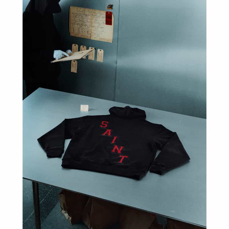 SAINT MXXXXXX SAINT MXXXXXX＜セイント マイケル＞＜ジョーダン ブランド＞ コラボレート スウェットフーディ BLACK
