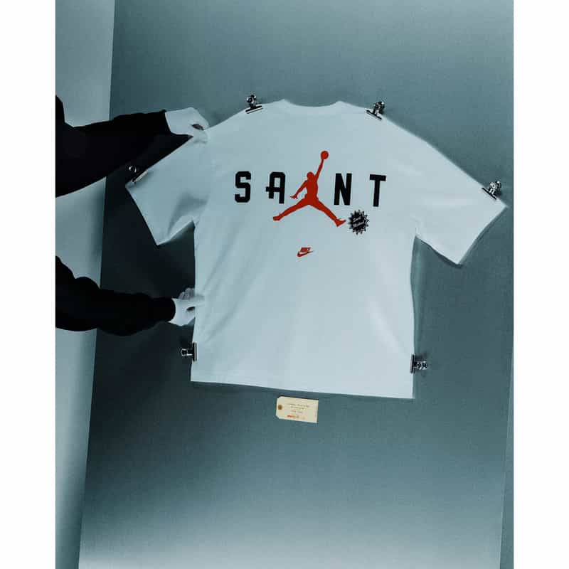 SAINT MXXXXXX SAINT MXXXXXX＜セイント マイケル＞＜ジョーダン ブランド＞ コラボレート Tシャツ WHITE