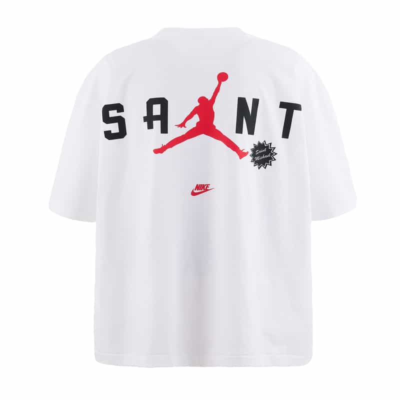SAINT MXXXXXX SAINT MXXXXXX＜セイント マイケル＞＜ジョーダン ブランド＞ コラボレート Tシャツ WHITE