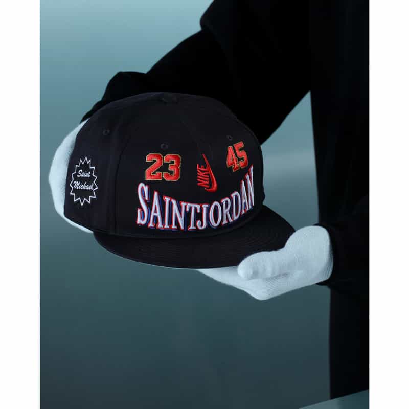 SAINT MXXXXXX SAINT MXXXXXX＜セイント マイケル＞＜ジョーダン ブランド＞ コラボレート ベースボールキャップ BLACK