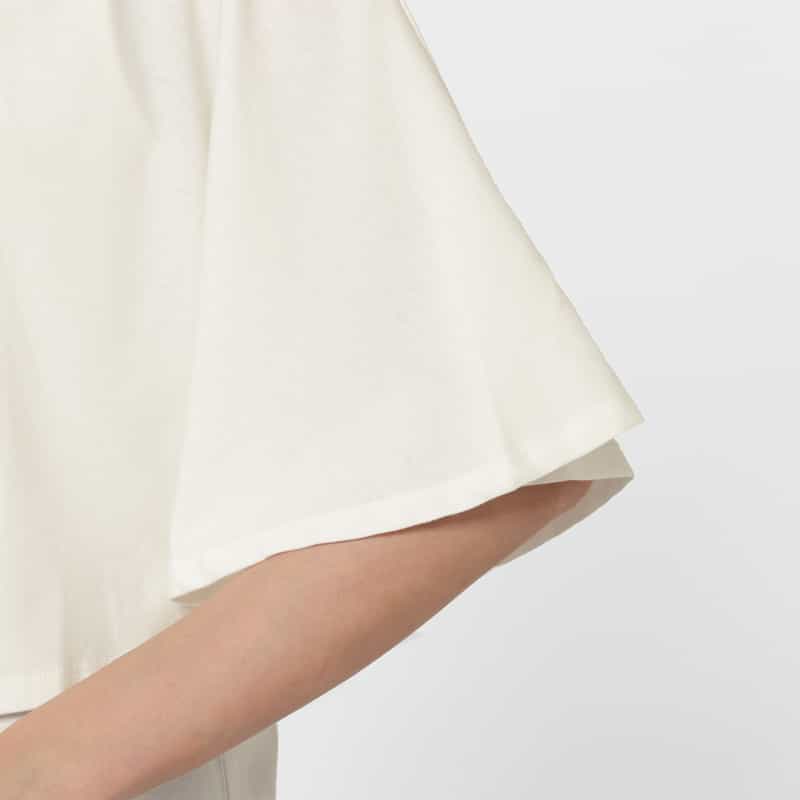 BARNEYS NEW YORK ウォッシャブル ケープデザインカットソー WHITE