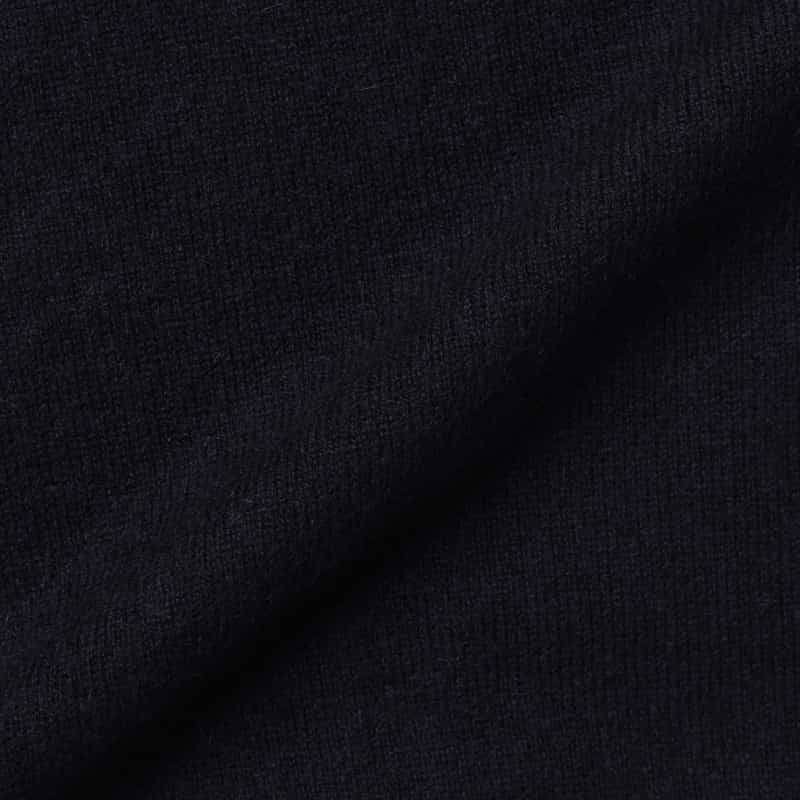 BARNEYS NEW YORK カシミヤ素材クルーネックニットプルオーバー NAVY