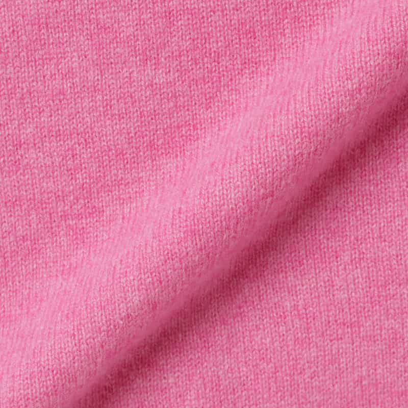 BARNEYS NEW YORK カシミヤ素材クルーネックニットプルオーバー PINK