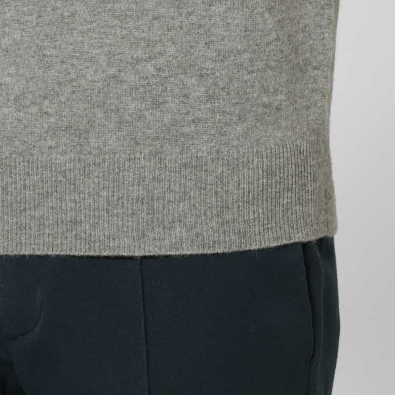 BARNEYS NEW YORK カシミヤ素材クルーネックニットプルオーバー GRAY