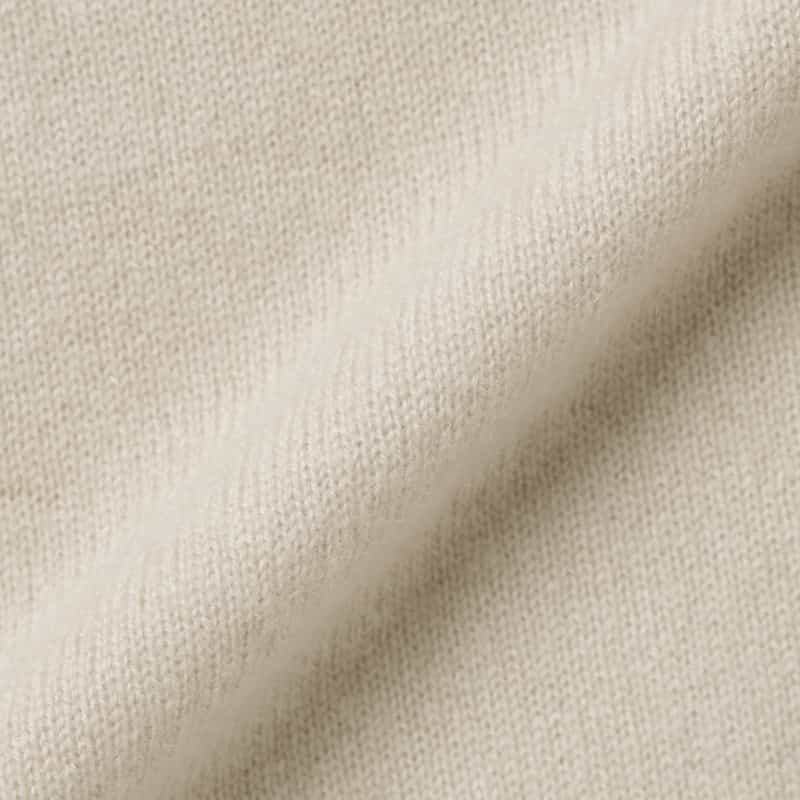 BARNEYS NEW YORK カシミヤ素材モックネックニットプルオーバー BEIGE
