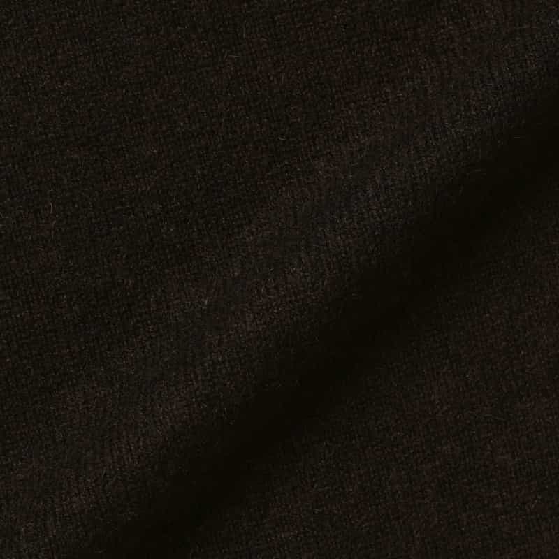 BARNEYS NEW YORK カシミヤ素材モックネックニットプルオーバー DARK BROWN
