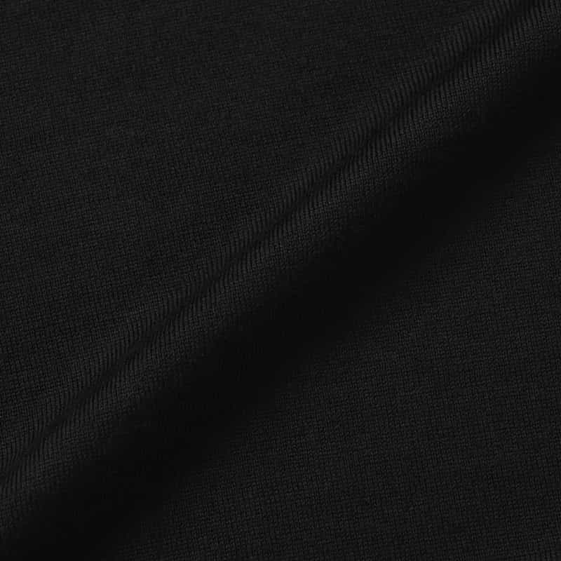 BARNEYS NEW YORK クルーネックニットプルオーバー（SUPER140s） BLACK