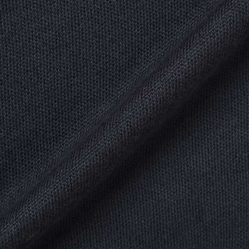BARNEYS NEW YORK シルク ラグランスリーブクルーネックニットプルオーバー NAVY