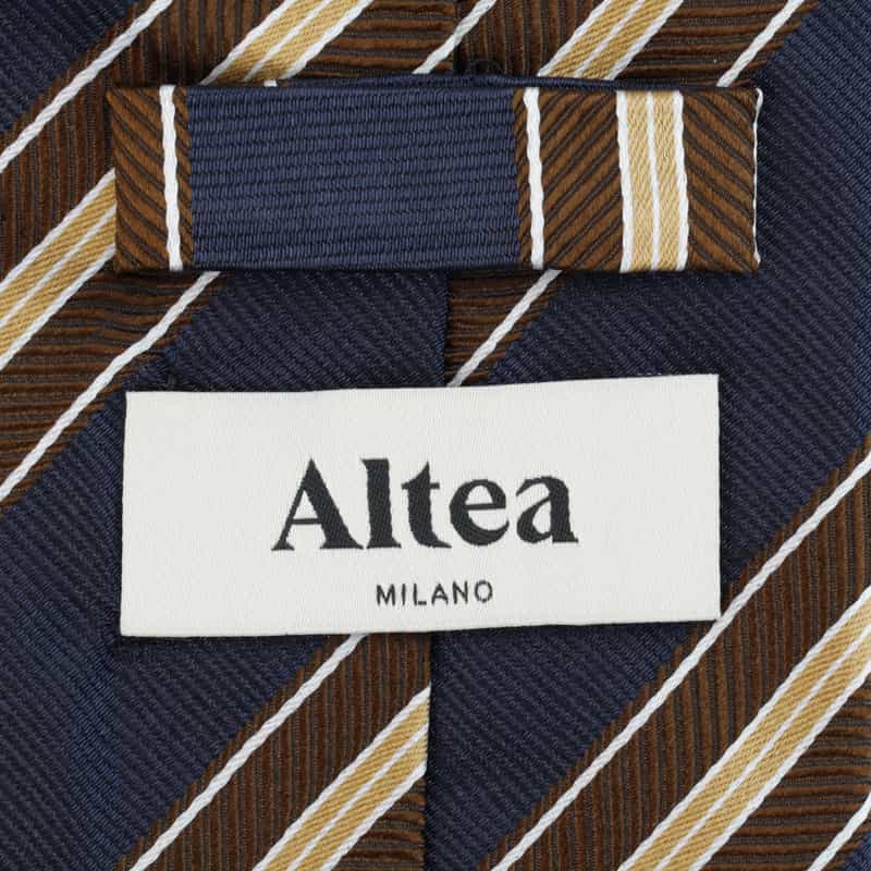 ALTEA ALTEA＜アルテア＞ レジメンタル柄タイ NAVY