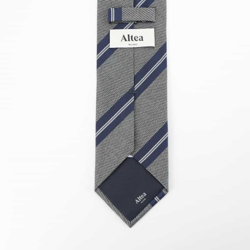 ALTEA ALTEA＜アルテア＞ ストライプ柄タイ GRAY