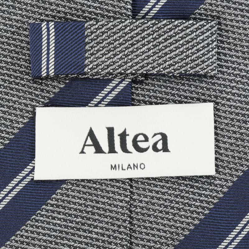 ALTEA ALTEA＜アルテア＞ ストライプ柄タイ GRAY