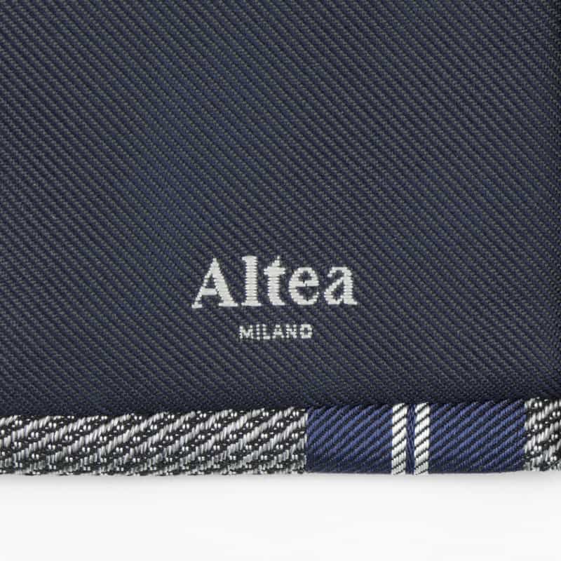 ALTEA ALTEA＜アルテア＞ ストライプ柄タイ GRAY