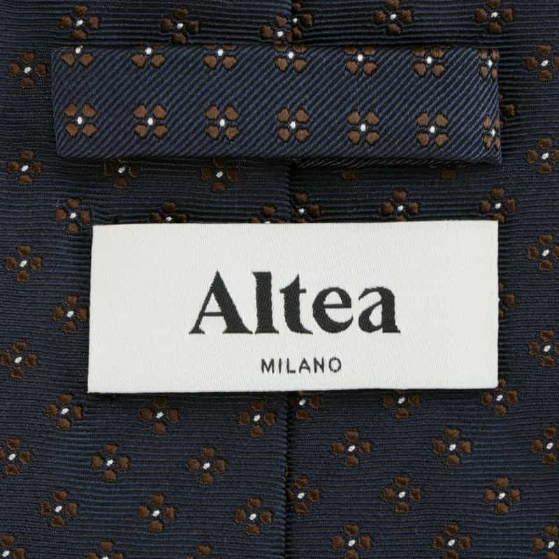 ALTEA ALTEA＜アルテア＞ スモールフラワー柄タイ NAVY