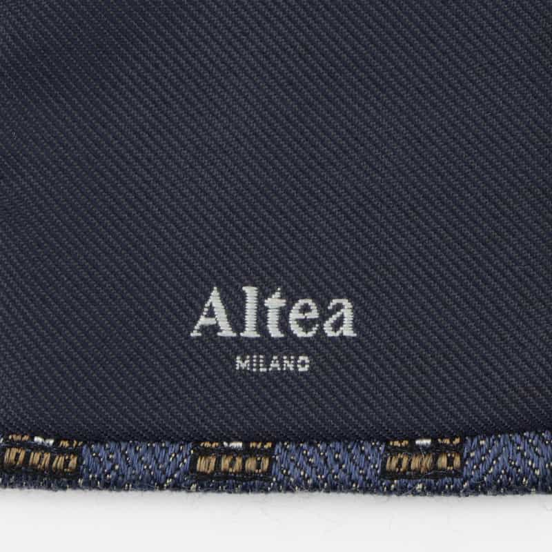 ALTEA ALTEA＜アルテア＞ スクエア柄タイ BLUE